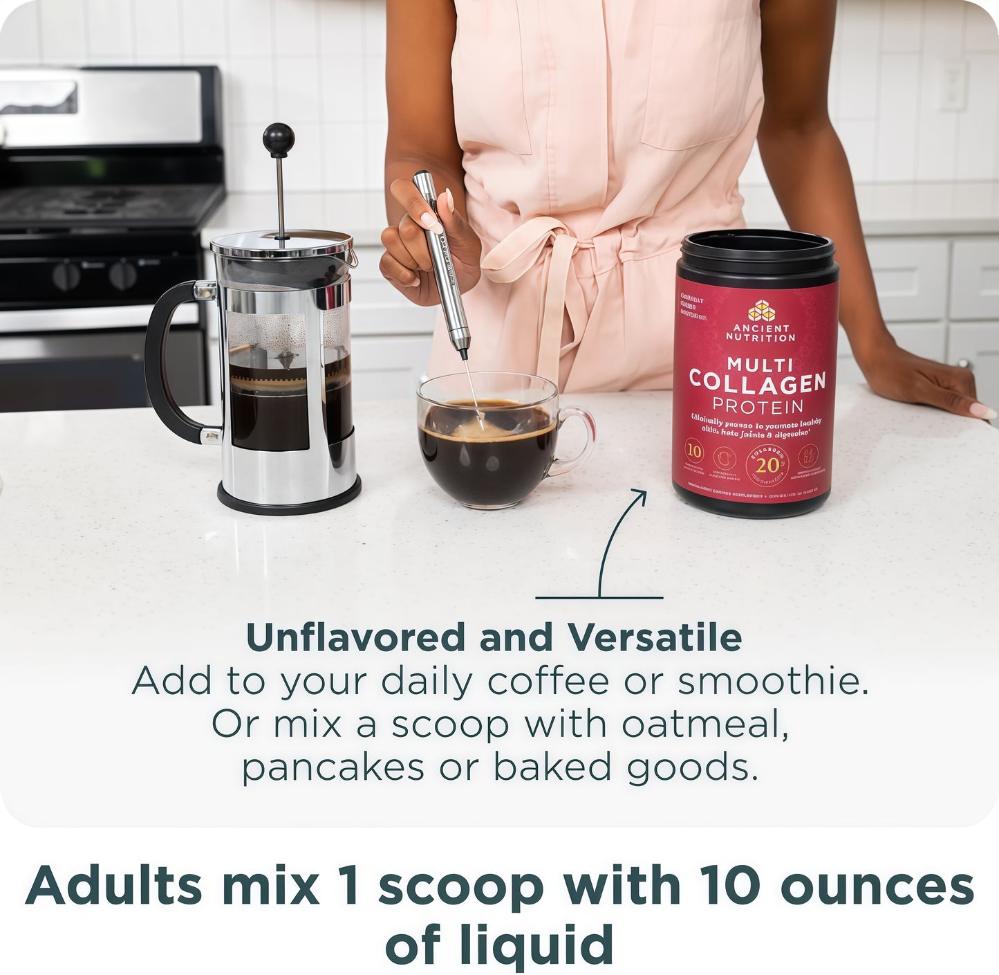 Ancient Nutrition Collagen Powder Protein with Probiotics