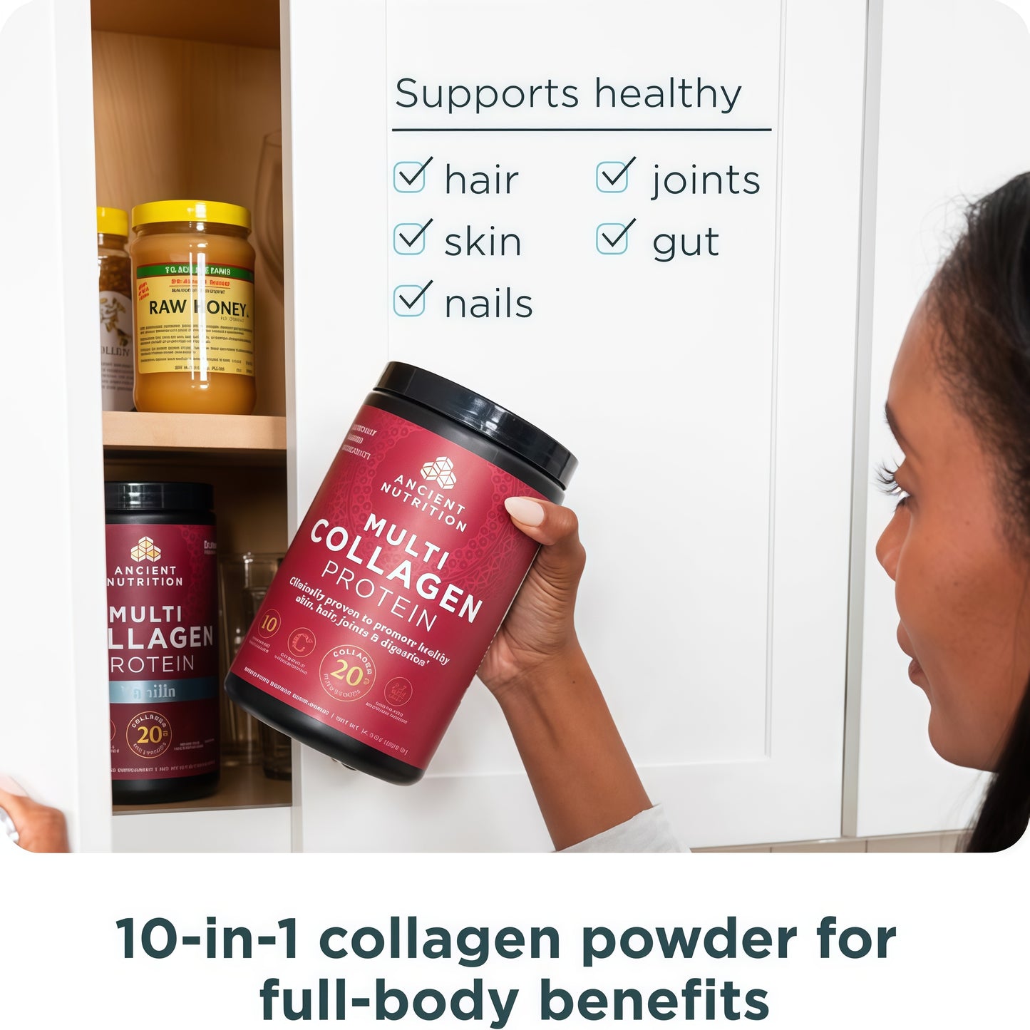 Ancient Nutrition Collagen Powder Protein with Probiotics